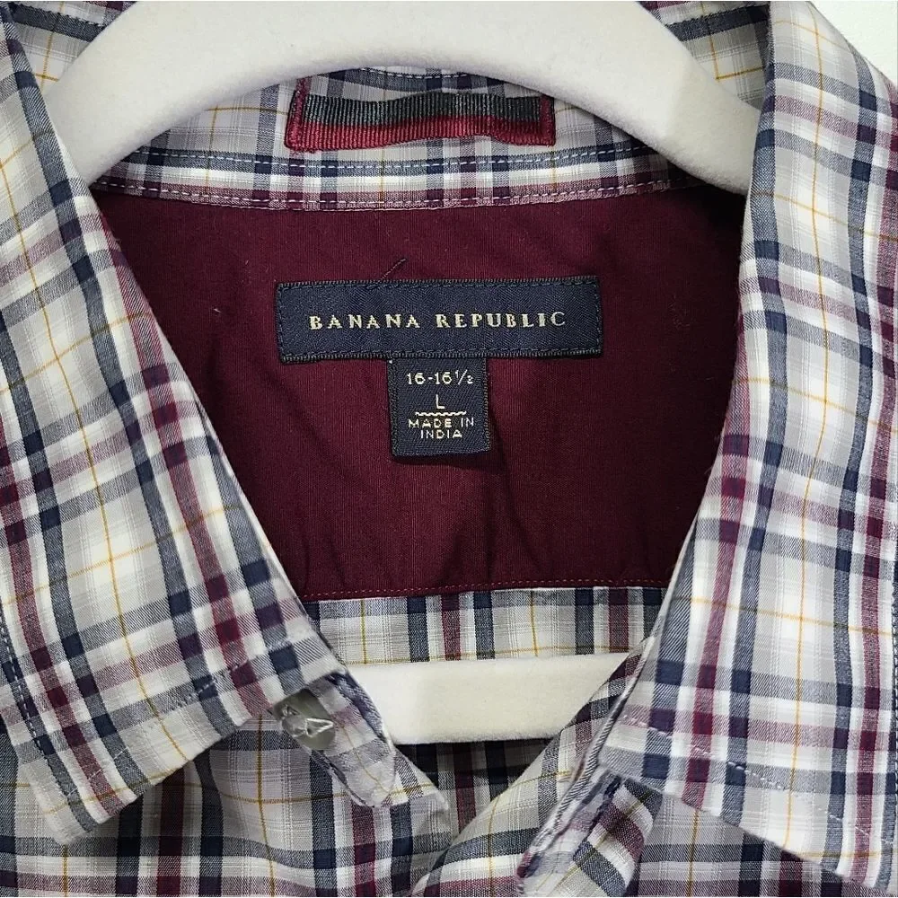 Banana Republic‎ Men's Button Down Shirt Size Large